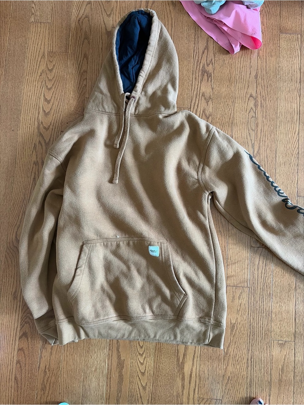 Eddie Bauer Brown Workwear Hooded Pullover